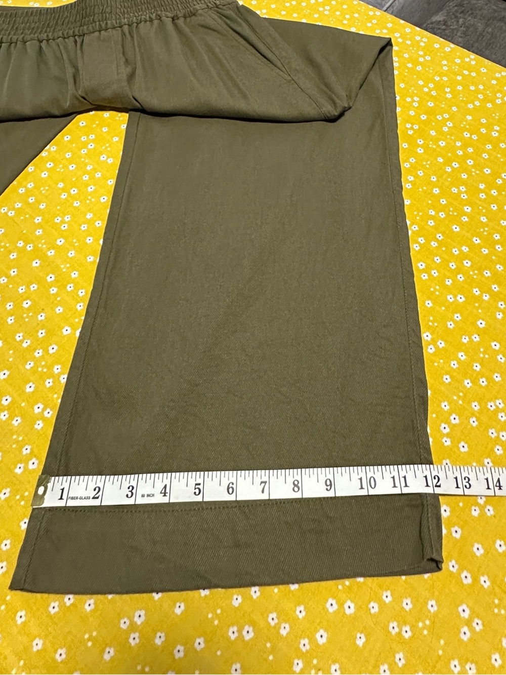 Madewell olive 🫒 wide-leg flowy pants - Picture 12 of 15